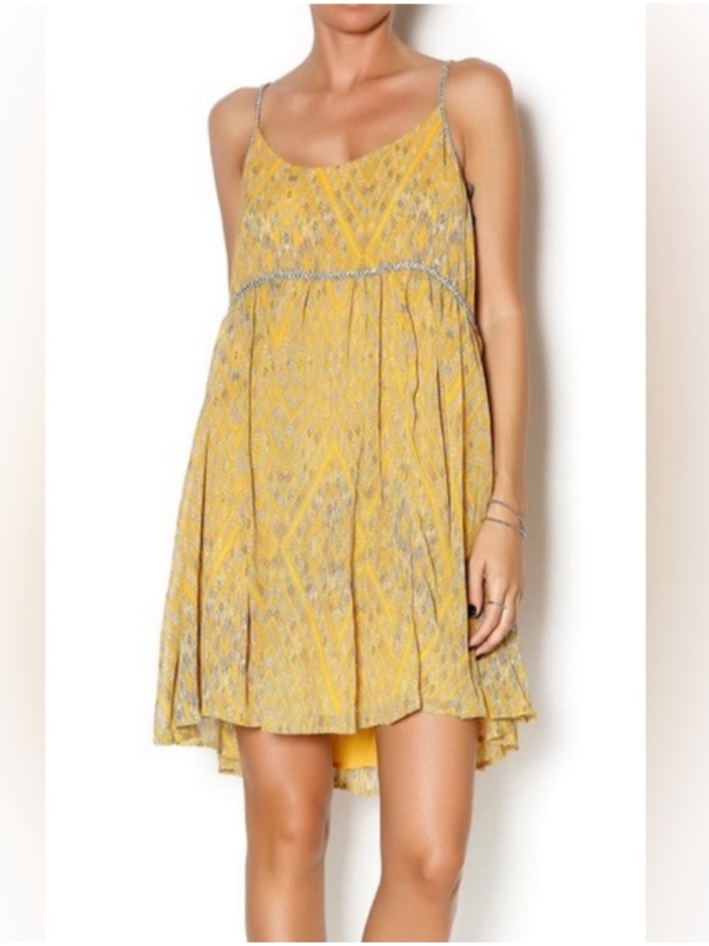 Free People Periscopes in the Sky Babydoll Dress XS